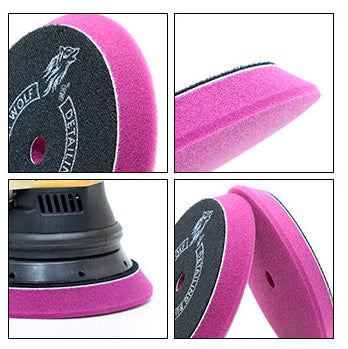 5インチ パープル フォーム バフ