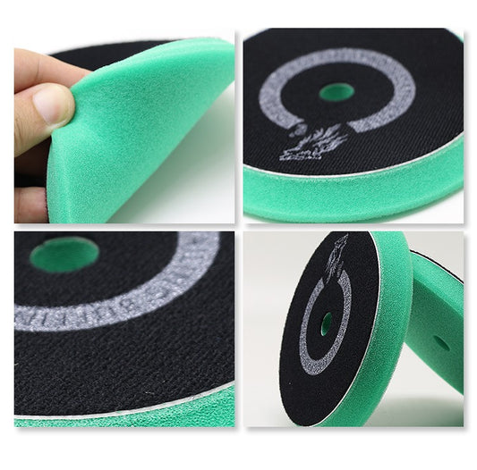 2インチ グリーン フォーム バフ